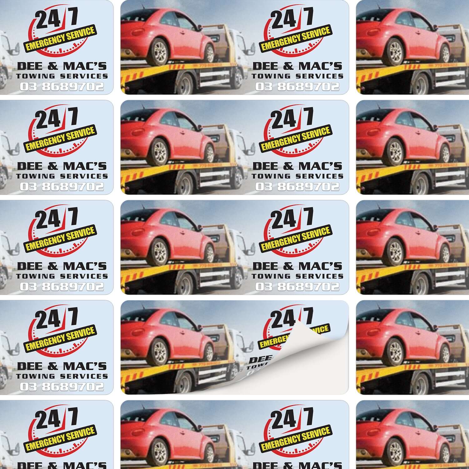 AD Labels 55 x 24mm Corporate Gift Singapore