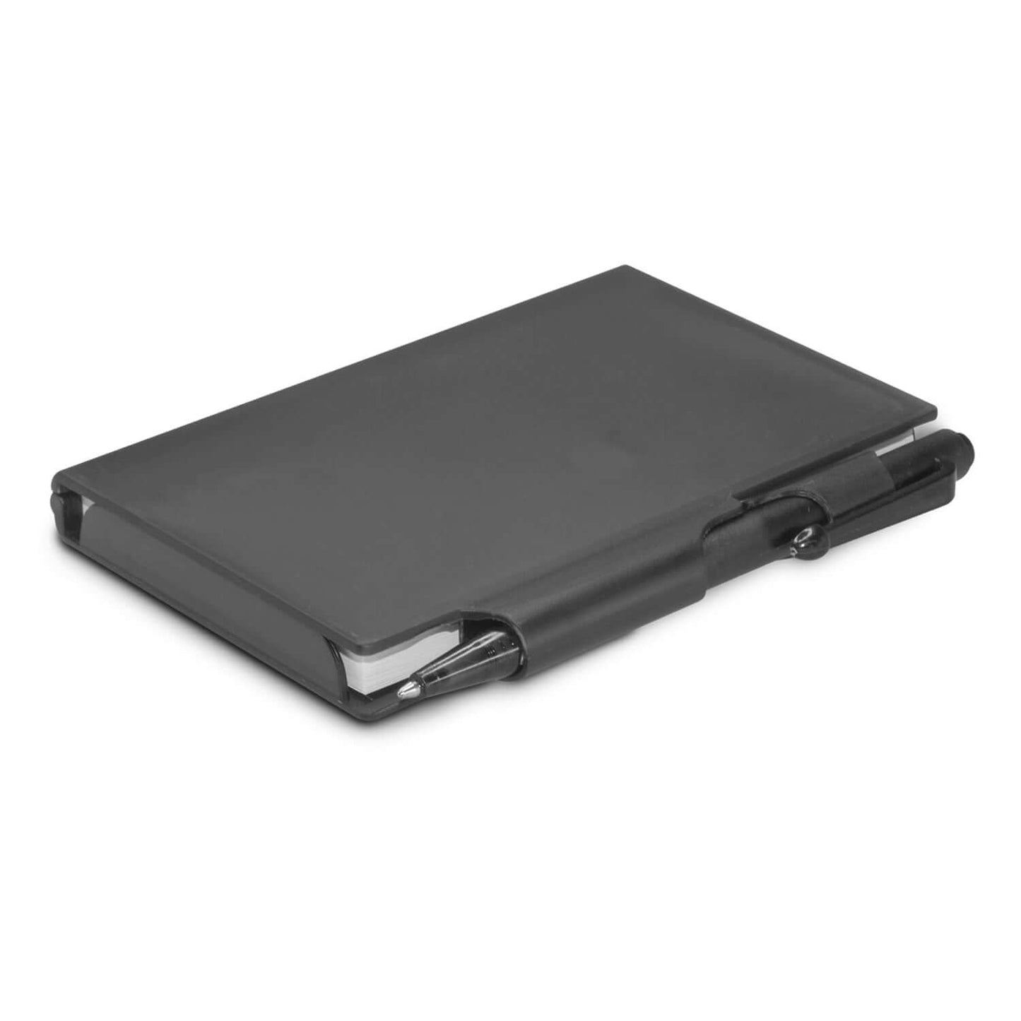 Pocket Rocket Notebook with pen holder, compact size for on-the-go note-taking, perfect as a corporate gift.