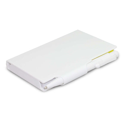 Compact Flag Pad notebook with pen, ideal for corporate gifts and organizing notes.