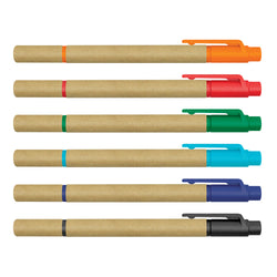 Eco Friendly Recycled Paper Ball Pen & Highlighter