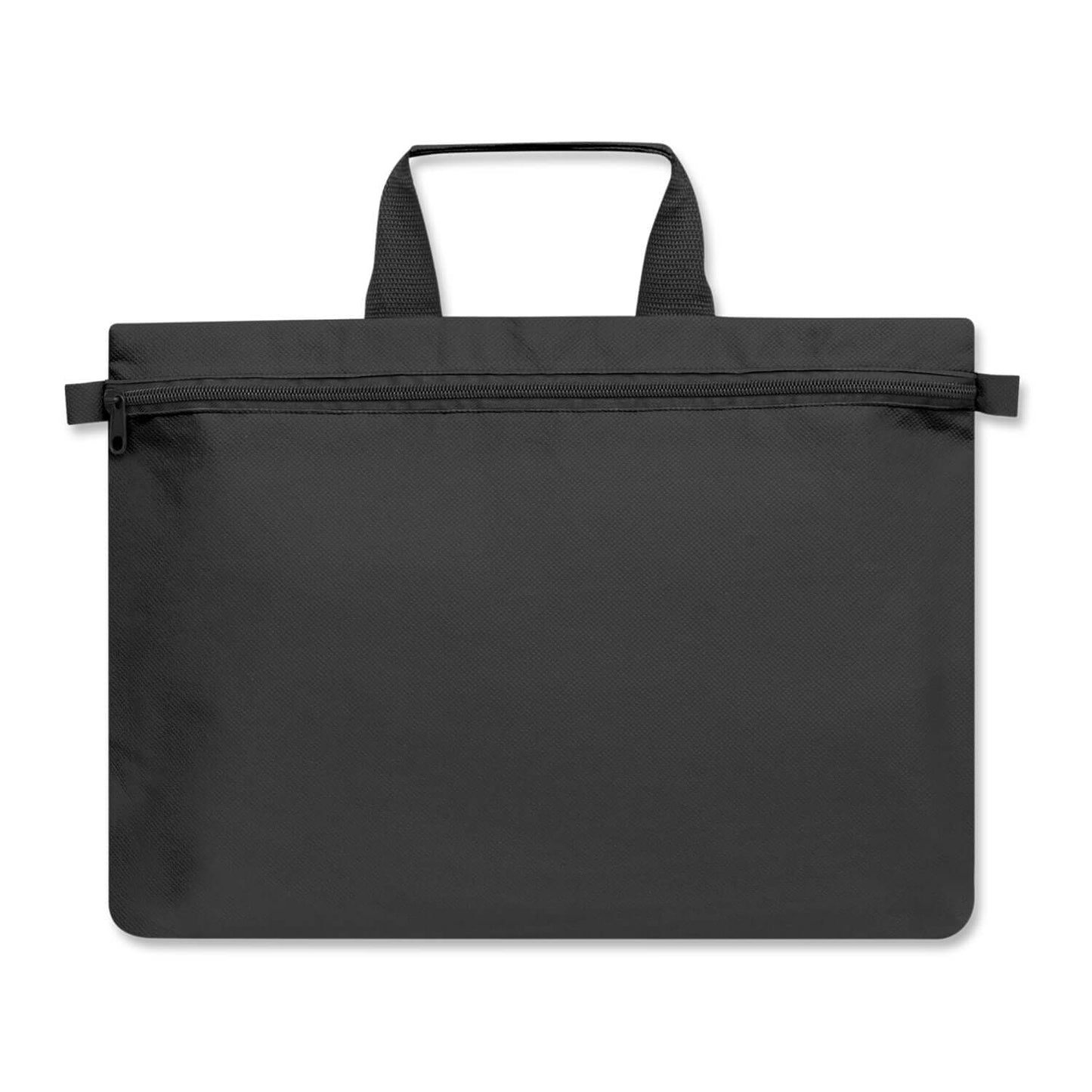 Expo Satchel with zippered closure and woven carry handle, perfect as a corporate gift.
