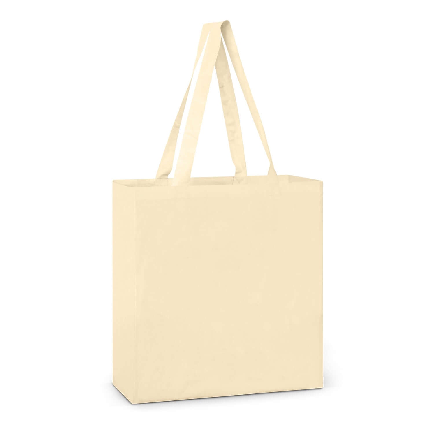 Carnaby Cotton Shoulder Tote made from unbleached natural cotton, perfect corporate gift for eco-friendly shopping.
