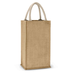 Donato Jute Double Wine Carrier Corporate Gift Singapore