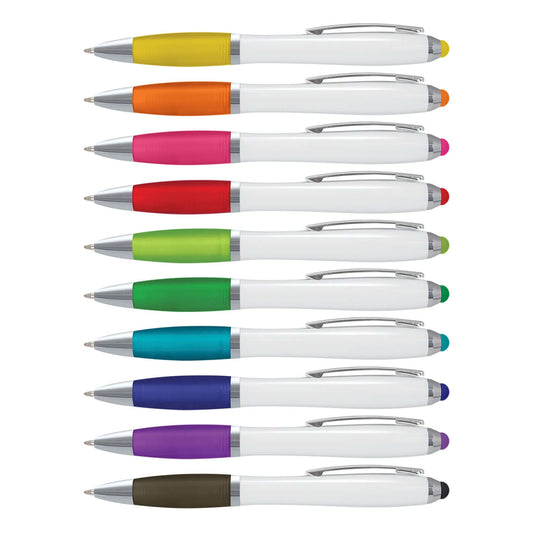 Vistro Stylus Pen with White Barrel Corporate Gift Singapore
