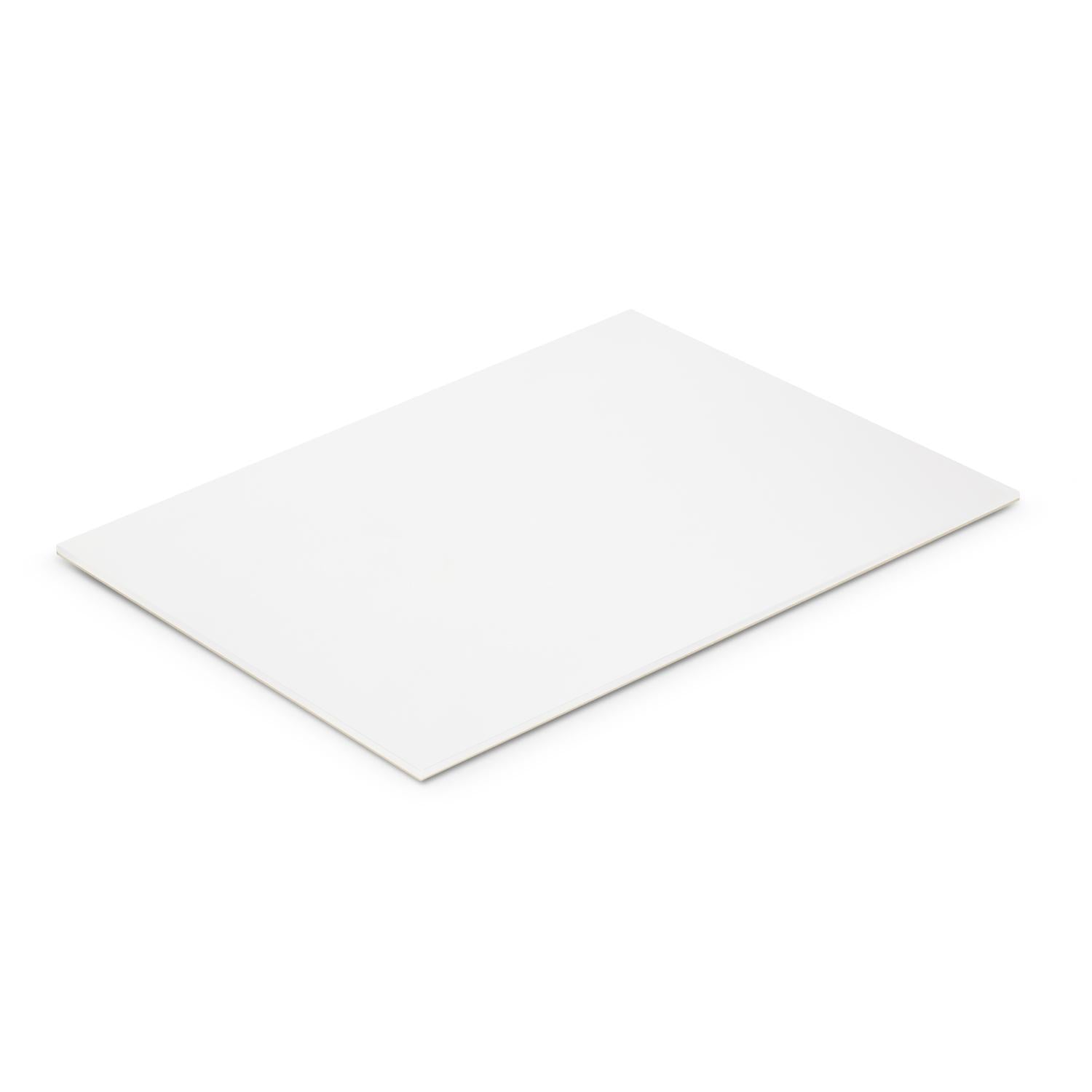 A5 Note Pad - 25 Leaves featuring a smooth, blank cover ideal for customizable promotional corporate gifts.