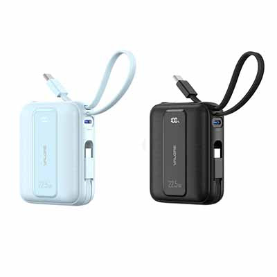 Valore 22.5W 10000mAh Power Bank with Dual Built-in Cables CCC Certified (PD66)
