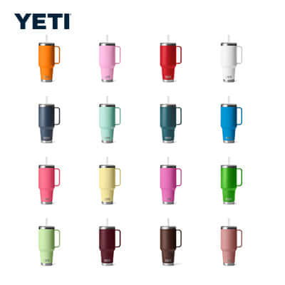 Yeti Rambler® 42 Oz Mug With Straw Lid in various colors for effective hydration on the go, ideal for corporate gift.
