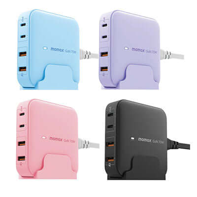 Momax OnePlug 4-Port Desktop GaN Charger 70W Corporate Gifts Singapore