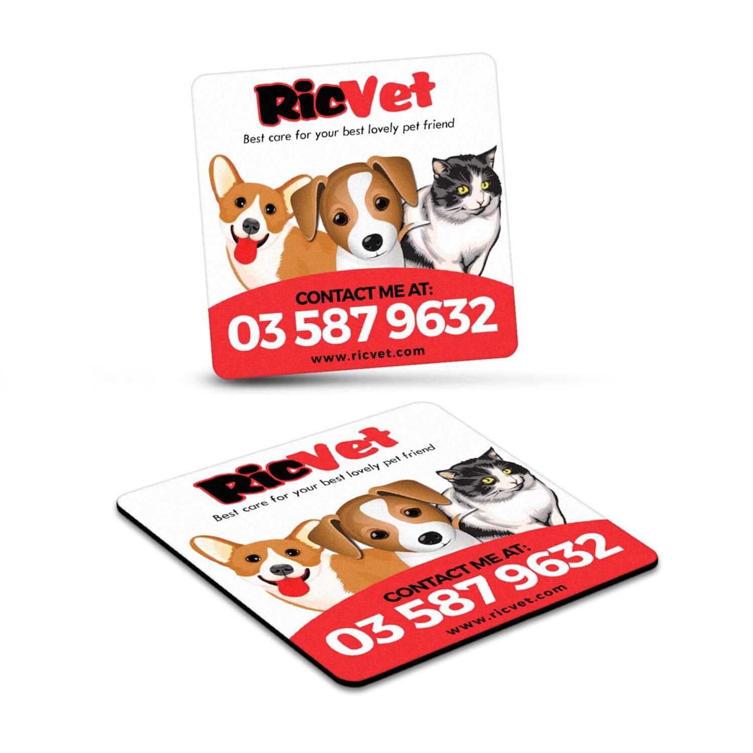 Fridge Magnet 65 x 65mm - Square Corporate Gift Singapore