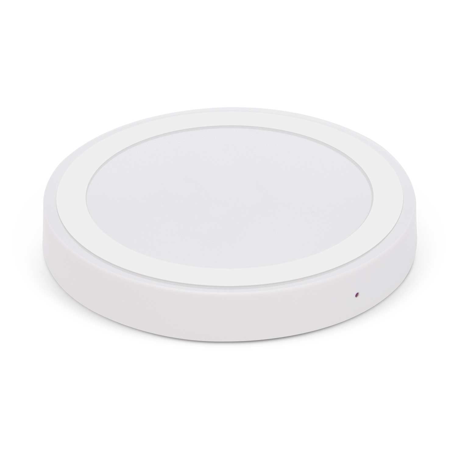 Orbit Wireless Charger, efficient 5W wireless phone charging pad, ideal corporate gift.