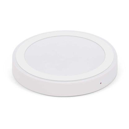 Orbit Wireless Charger, efficient 5W wireless phone charging pad, ideal corporate gift.