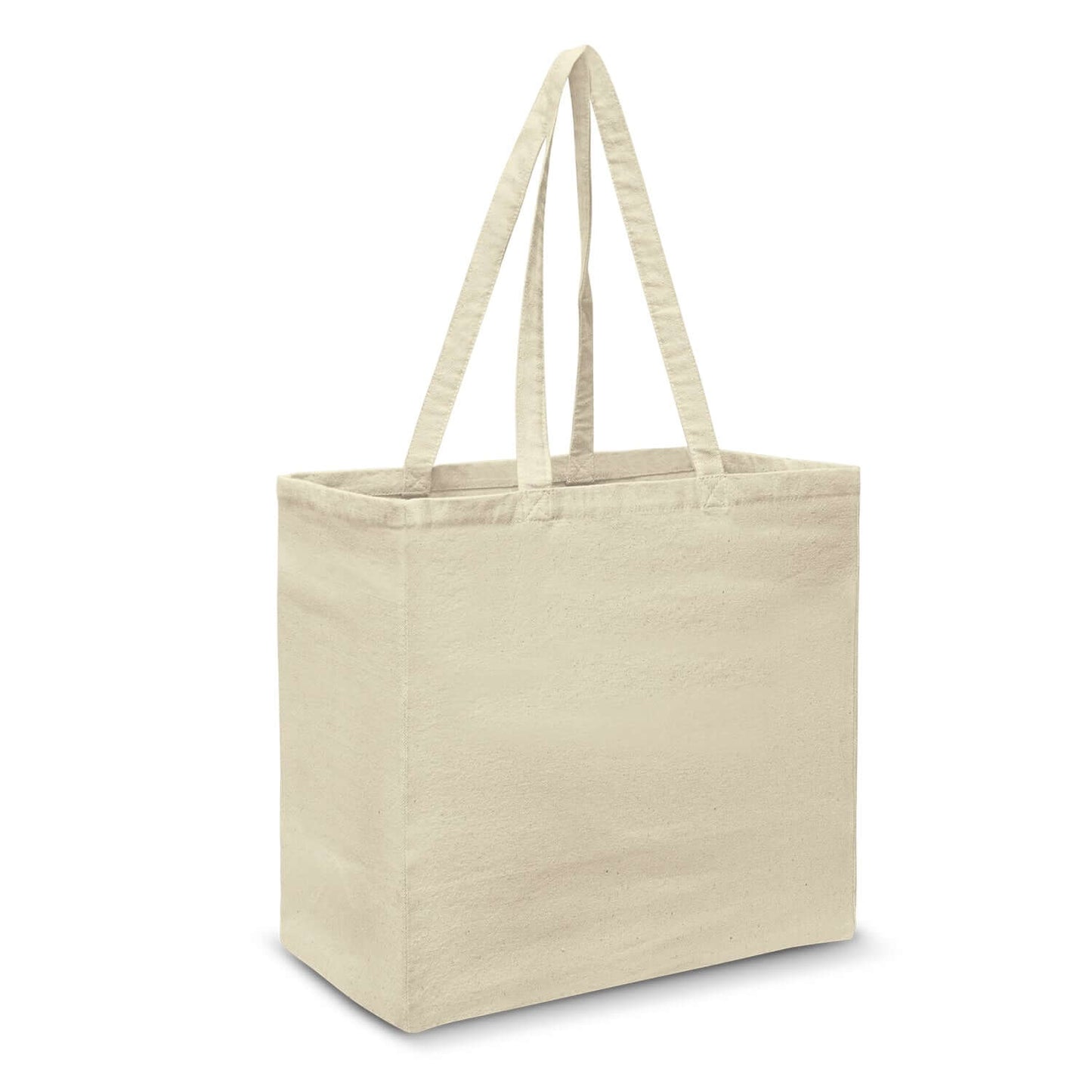 Galleria Cotton Tote Bag in natural color, durable with long handles, ideal as a corporate gift.