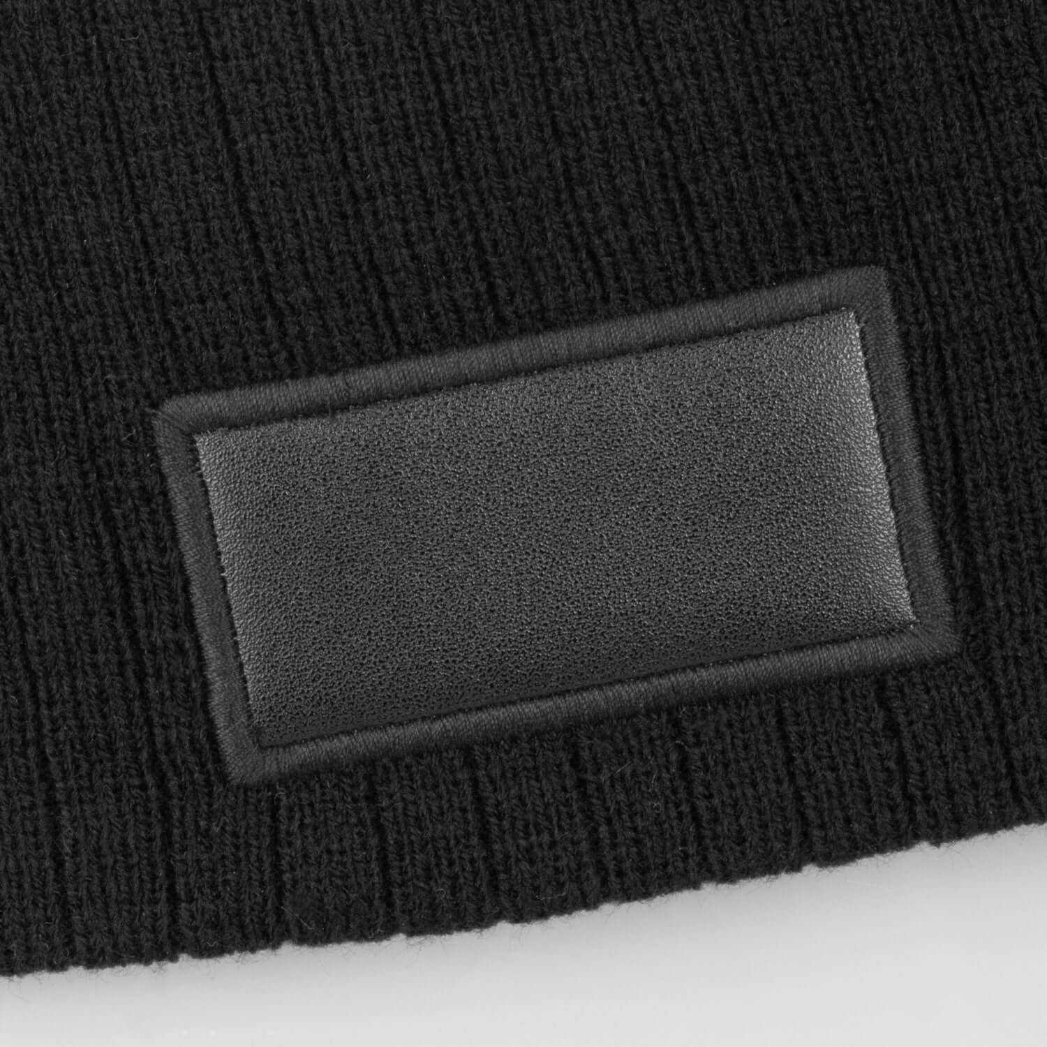 Nebraska Cable Knit Beanie with Patch Corporate Gift Singapore