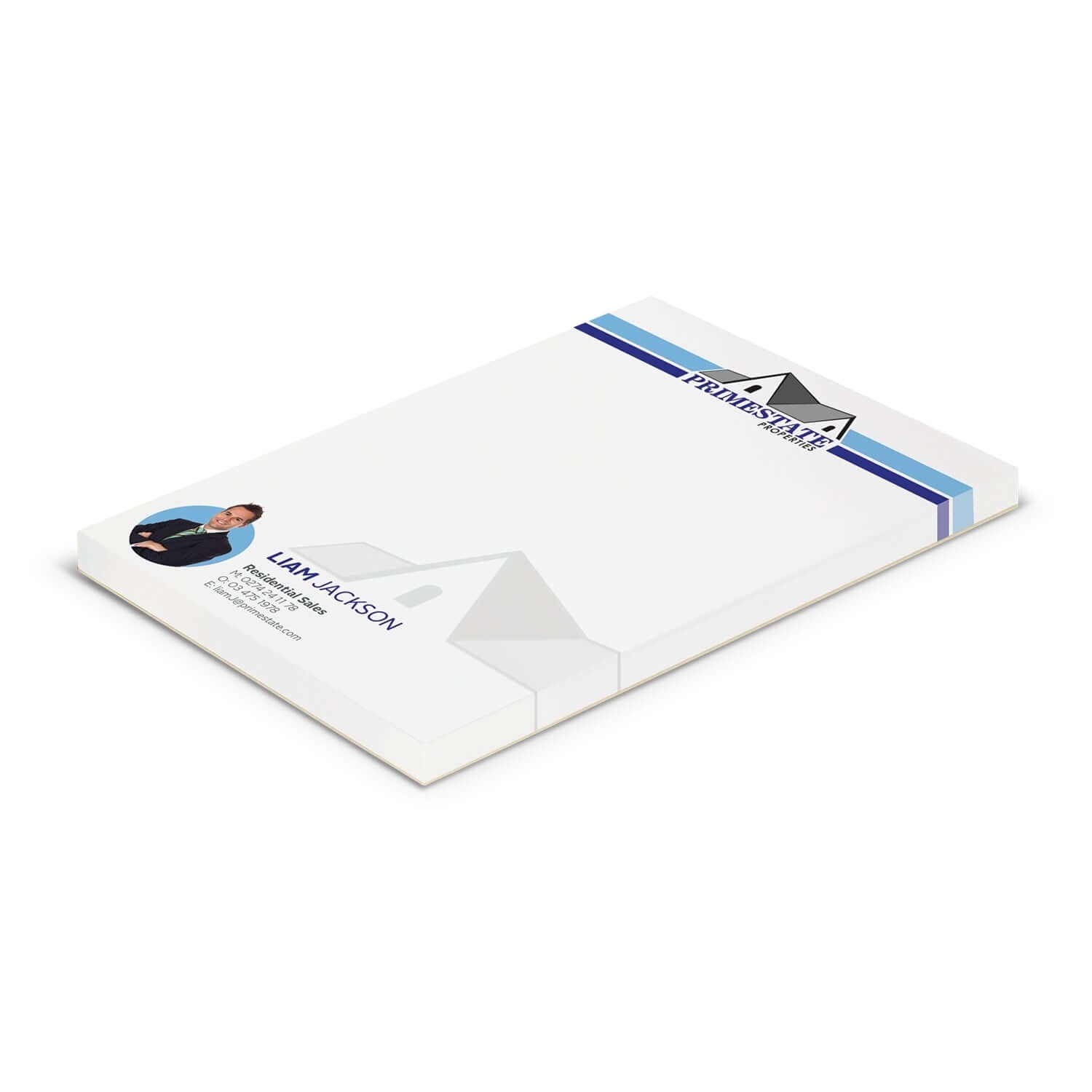 A7 Note Pad - 50 Leaves with customizable branding, ideal as a corporate gift for professionals.