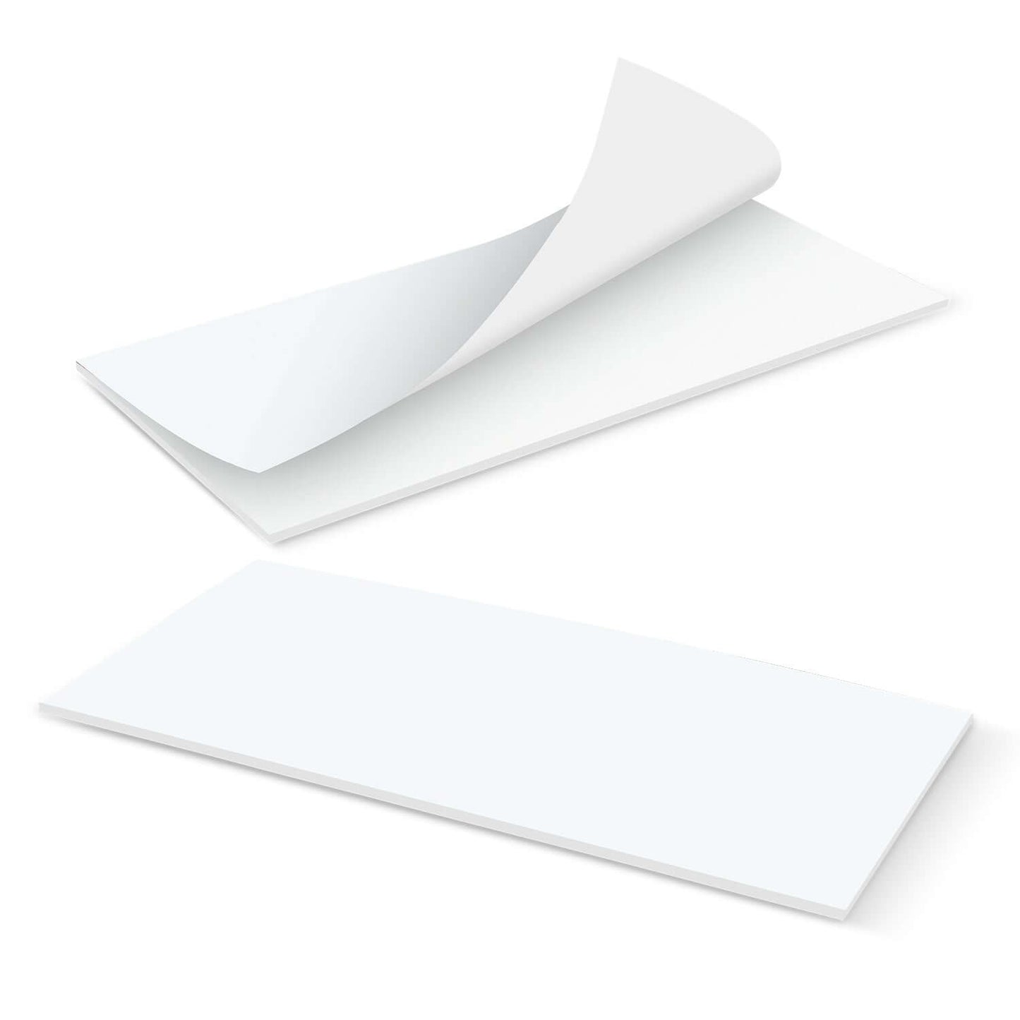DLE Horizontal Note Pad - 50 Leaves displaying smooth paper leaves for writing and flipping through easily.