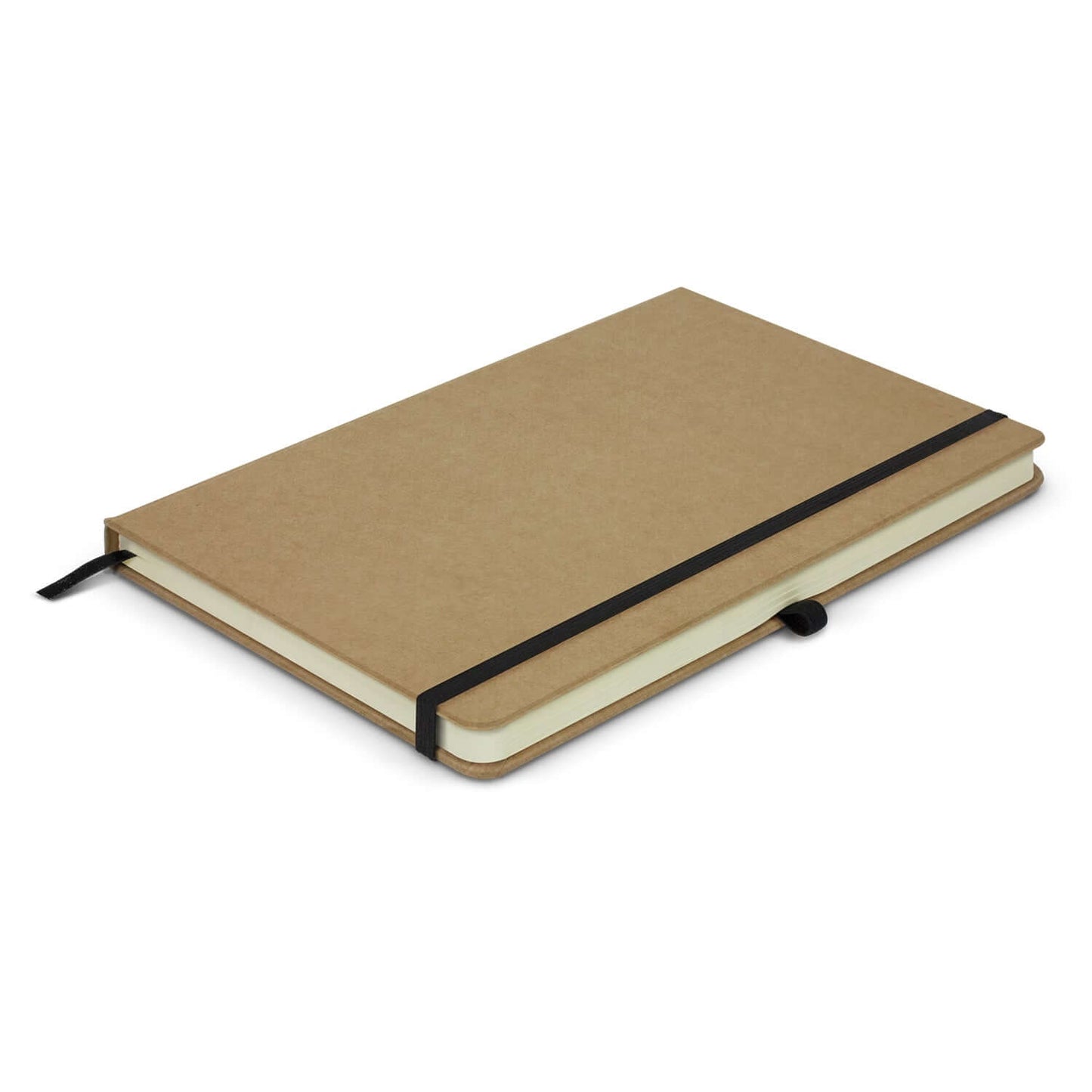 Sienna Notebook medium-sized eco-friendly notebook with kraft paper cover, ideal for corporate gift.