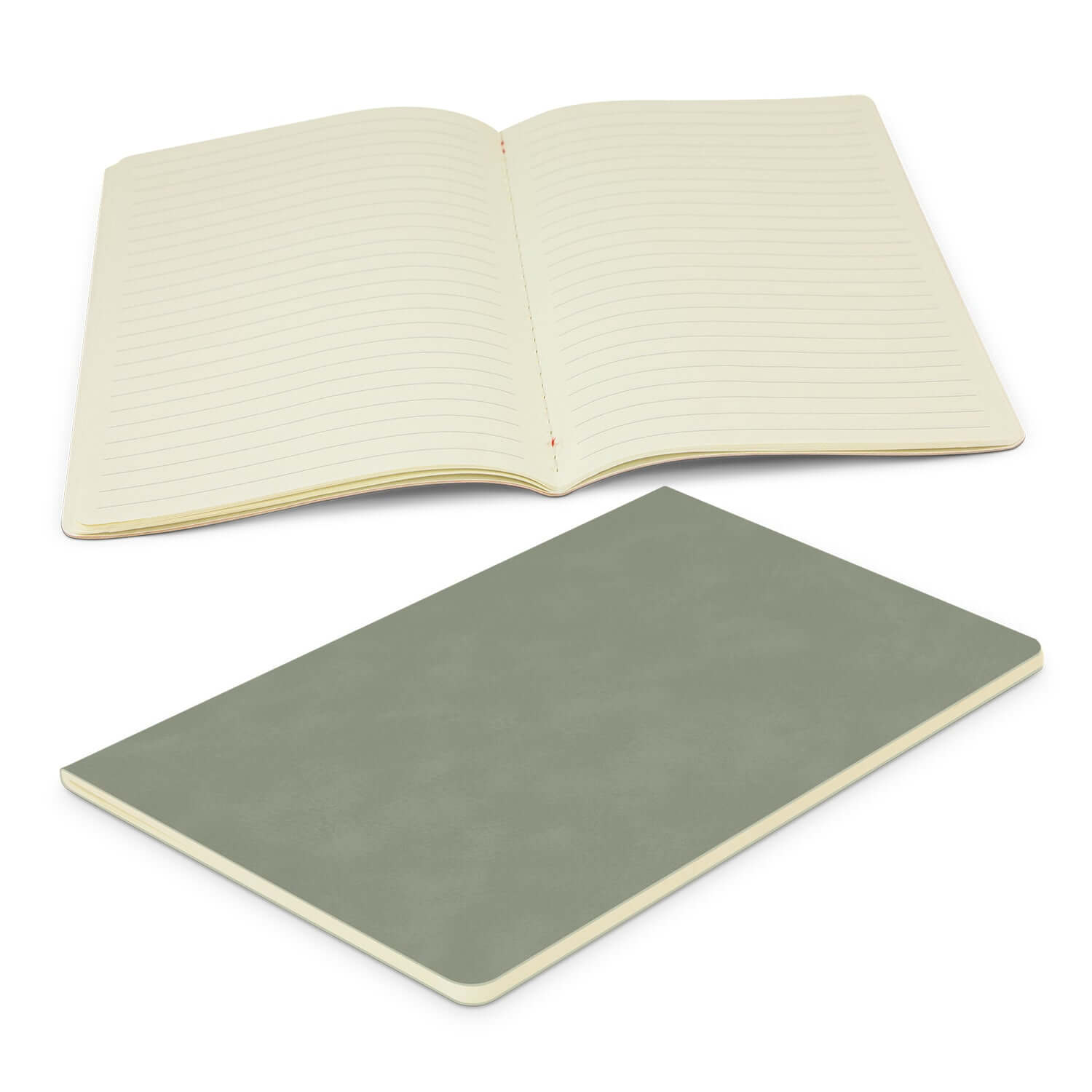 Elantra Notebook featuring a soft-touch leather-look PU cover and lined pages, ideal for notes and sketches.