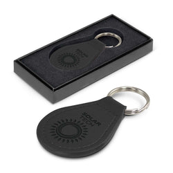 Prince Leather Key Ring - Round Corporate Gift Singapore