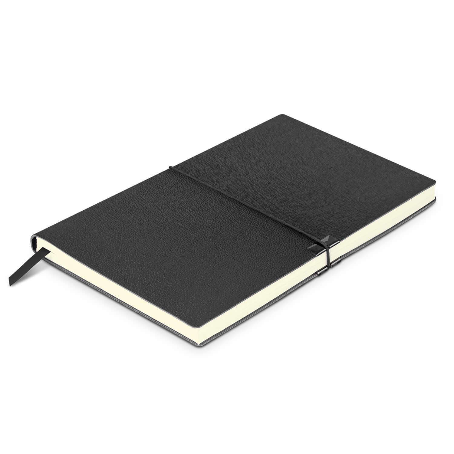Samson Notebook featuring a soft leather-look cover, perfect corporate gift, ideal for notes and sketches.