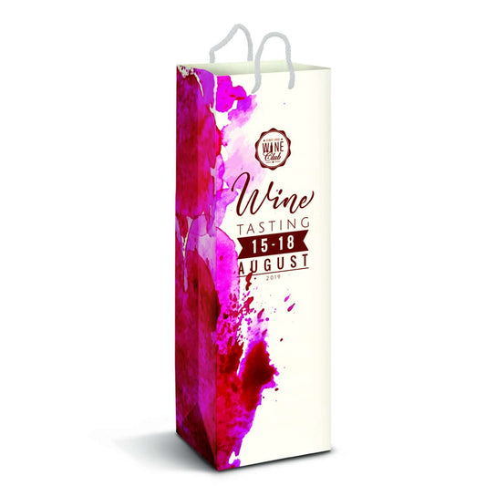 Laminated Paper Wine Bag - Full Colour Corporate Gift Singapore