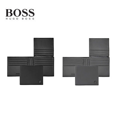 Hugo Boss Card Wallet with Flap Double B Saffiano