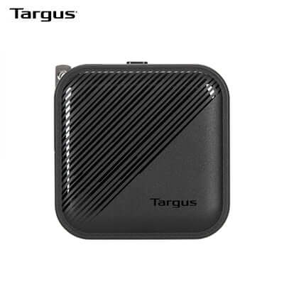 Targus APA803AP 65W GaN Wall Charger with sleek design, ideal for tech enthusiasts and corporate gifts.