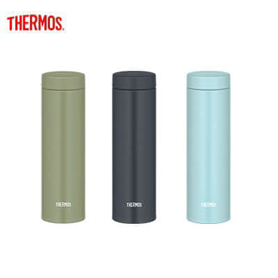 Thermos JON-480 Tumbler in olive green, dark grey, and light blue, ideal for hydration and corporate gift.