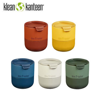 Klean Kanteen Rise 10oz Lowball (with Flip Lid) in various colors, perfect for corporate gift selections.