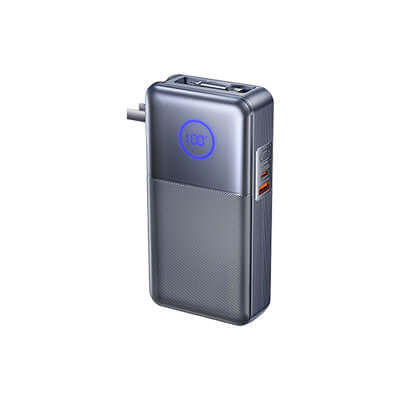 Remax CP-17 65W Powerank with Retractable Cable and Wall Plug