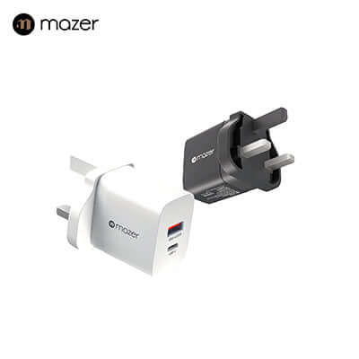 Mazer GaNPrestige 20W GaN Wall Charger (2 Ports) Corporate Gifts Singapore