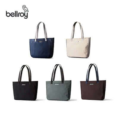 Bellroy Tokyo Tote Compact in various colors, showcasing style and functionality, ideal as a corporate gift.