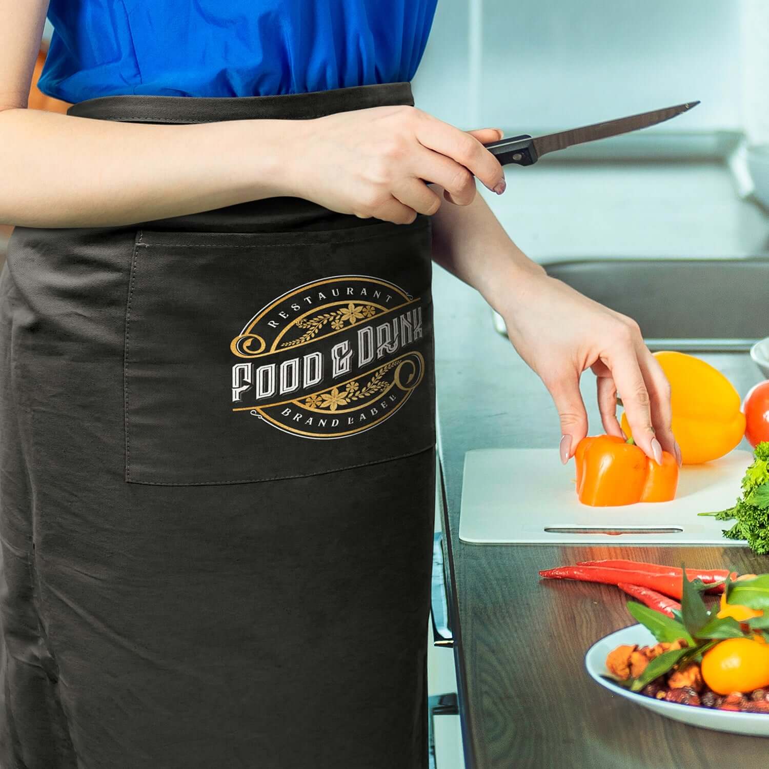Pepper Full Length Waist Apron Corporate Gifts Singapore