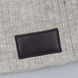 Nebraska Heather Cable Knit Beanie With Patch Corporate Gift Singapore