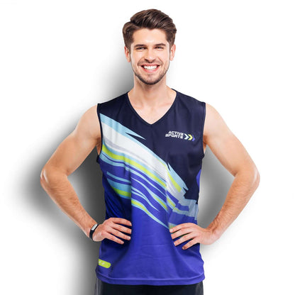 Custom Mens Performance Singlet Corporate Gift Singapore