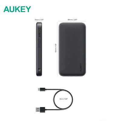 Aukey PB-Y46 Spark Go 10000mAh Fast Charging Power Bank Corporate Gifts Singapore