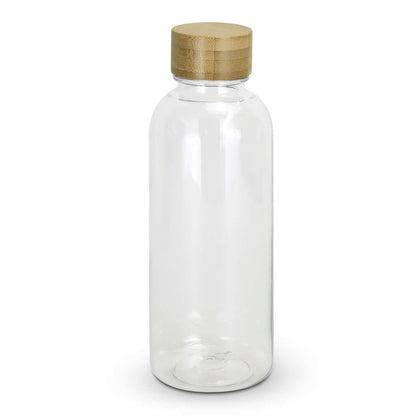 RPET Bottle with bamboo lid, eco-friendly hydration solution for corporate gifts, 650ml size.