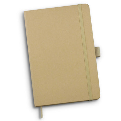 Kraft Omega Notebook, stylish kraft paper hard cover, ideal corporate gift for note-taking and sketching.