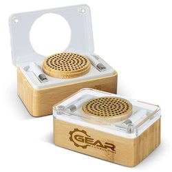Bamboo Wireless Speaker & Earbud Set Corporate Gift Singapore