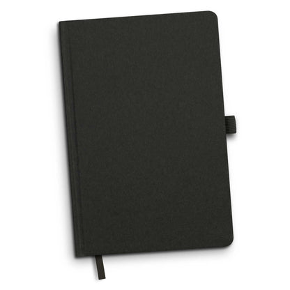 Petros Stone Paper Notebook with a water-resistant hard cover and black exterior, perfect for corporate gifts.