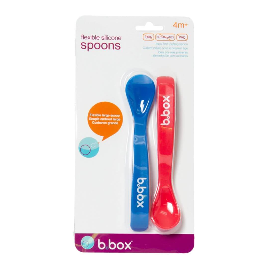 B BOX Flexible Silicone Spoons (2Pk) Corporate Gifts Singapore