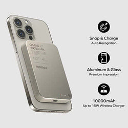 Momax Q.Mag X1 Magnetic Wireless Power Bank 10000mAh - Gen 2 Corporate Gifts Singapore