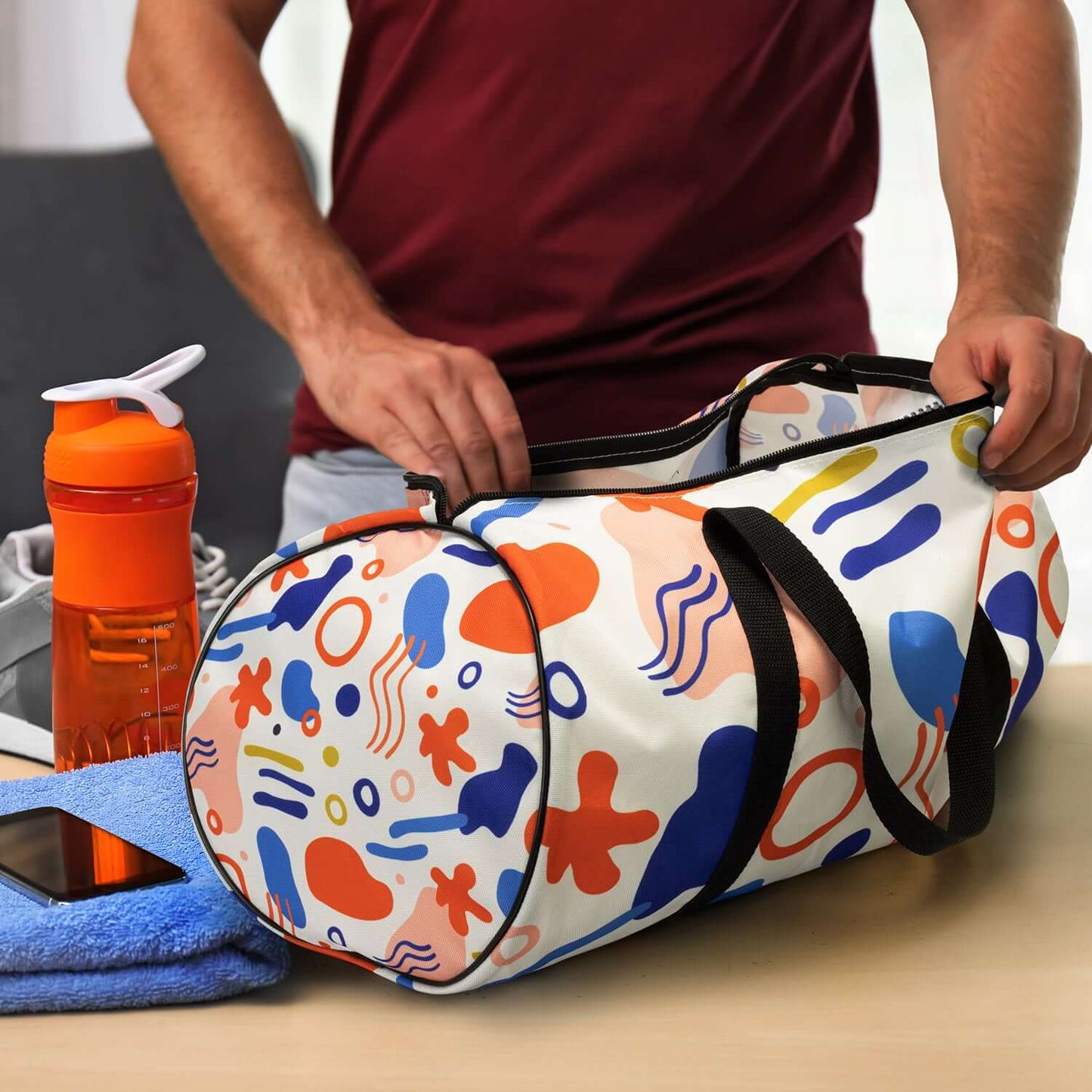 Custom Duffle Bag - Full Colour Corporate Gift Singapore