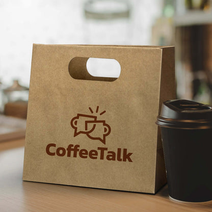 Medium Die Cut Paper Bag Landscape Corporate Gift Singapore