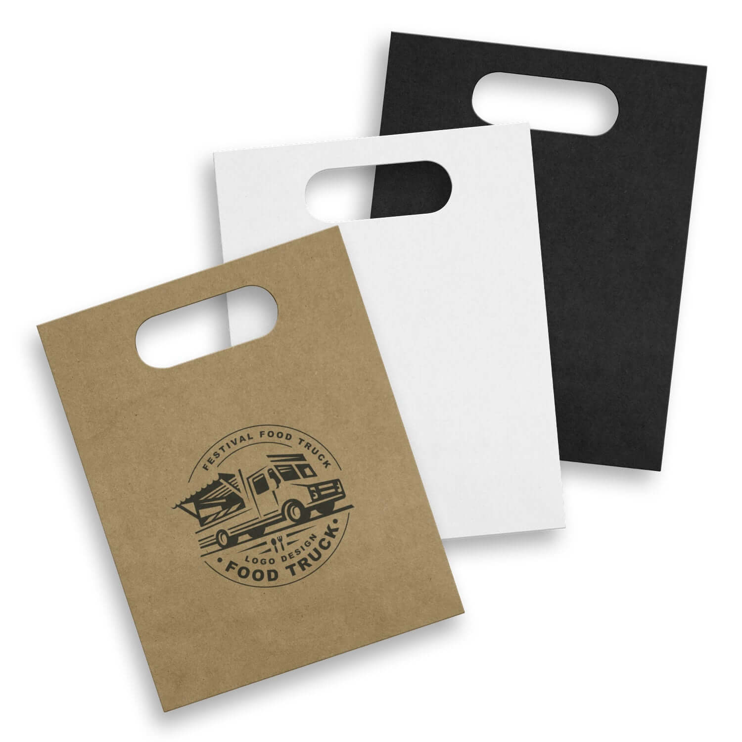 Medium Die Cut Paper Bag Portrait Corporate Gift Singapore