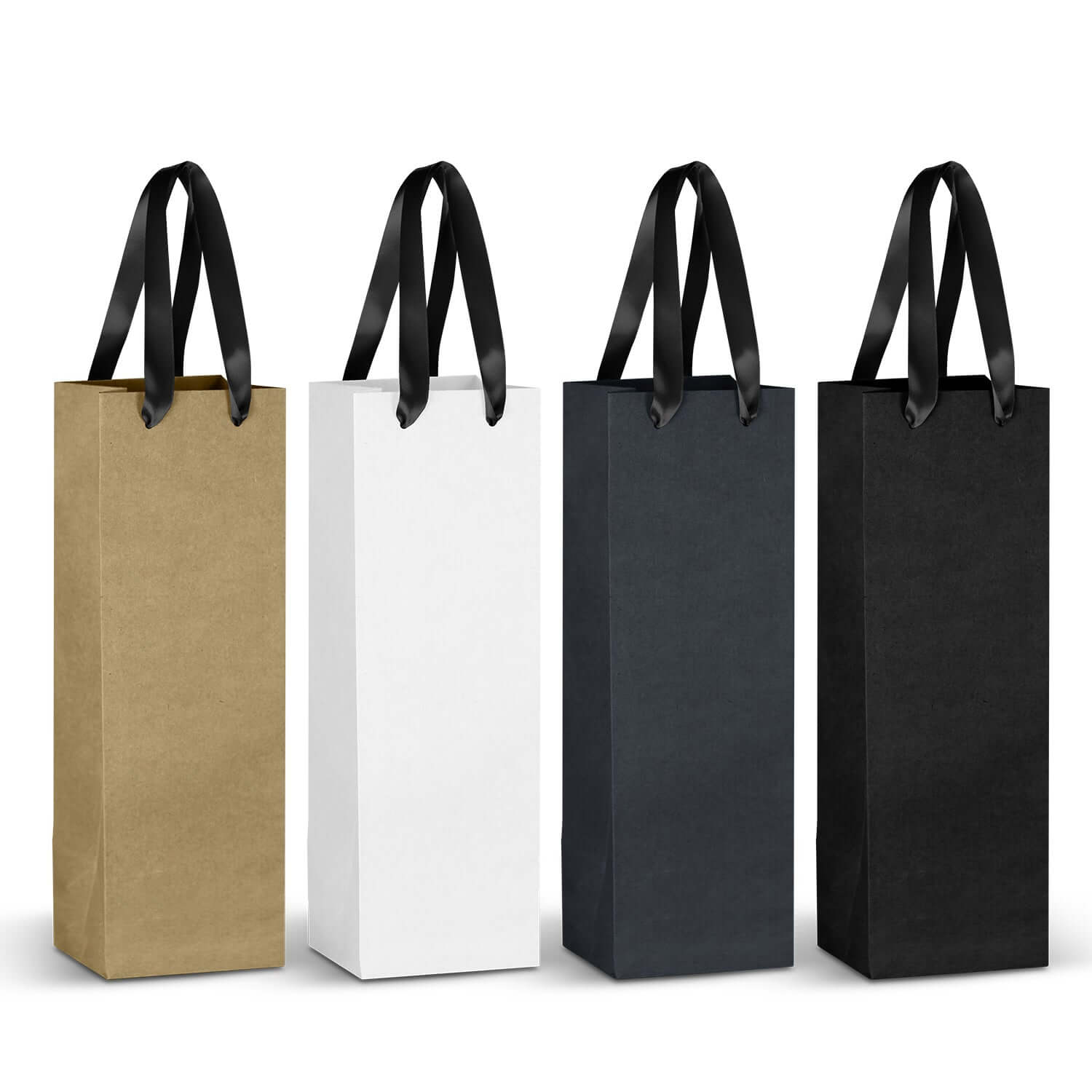 Champagne Ribbon Handle Paper Bag Corporate Gift Singapore