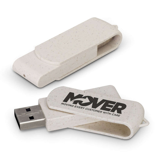 Choice Wheat Straw Fibre Flash Drive Corporate Gift Singapore