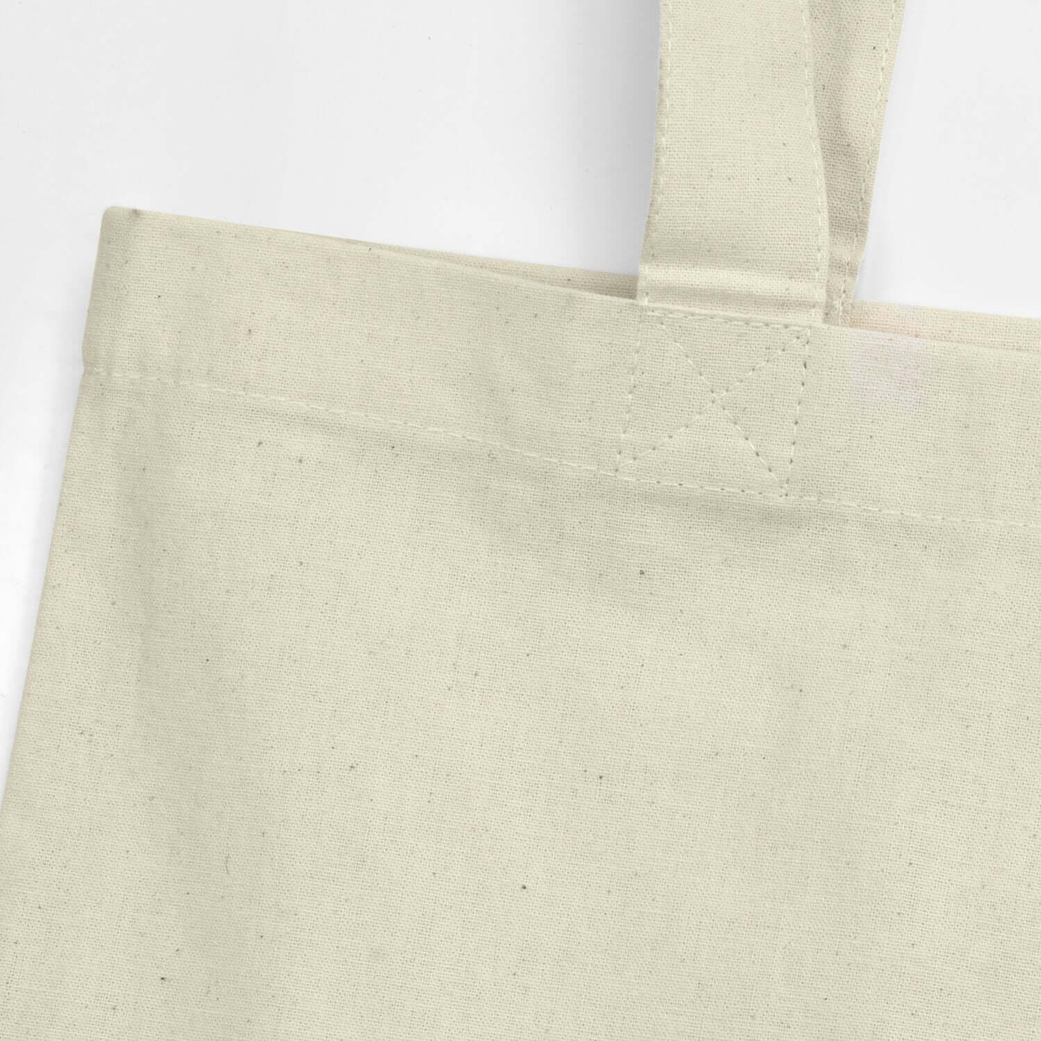 Beige Sonnet Recycled Cotton Tote Bag showing the top panel and handle for eco-friendly everyday use.
