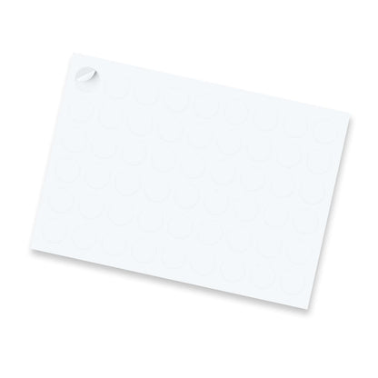 Sticker Sheet 26mm Circle - Matte with blank design ideal for creative projects and corporate gifts.