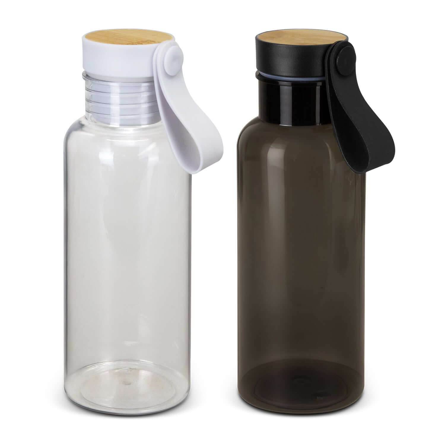 Onslow RPET Bottle - stylish 600ml drink container with bamboo lid, ideal corporate gift for eco-conscious consumers.