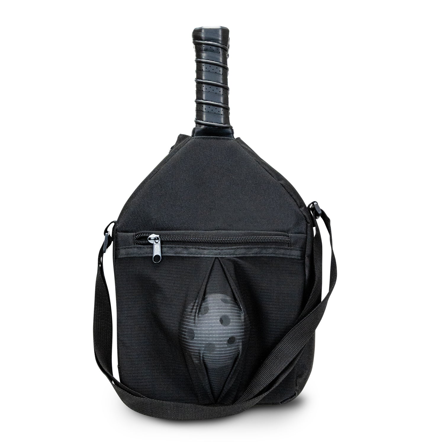 Baseline Pickleball Set carry bag with paddle and pickleballs, ideal for beginners and casual players.